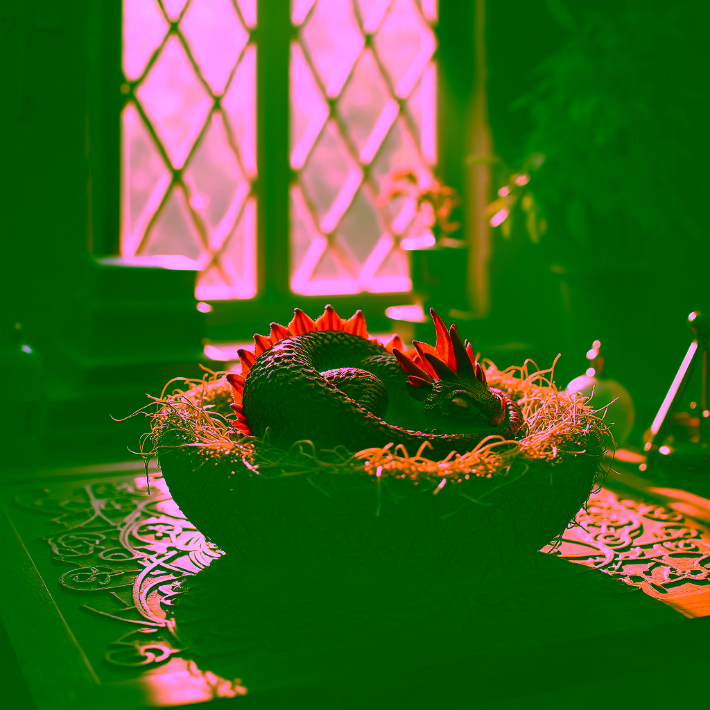 Medieval Dragon Scene