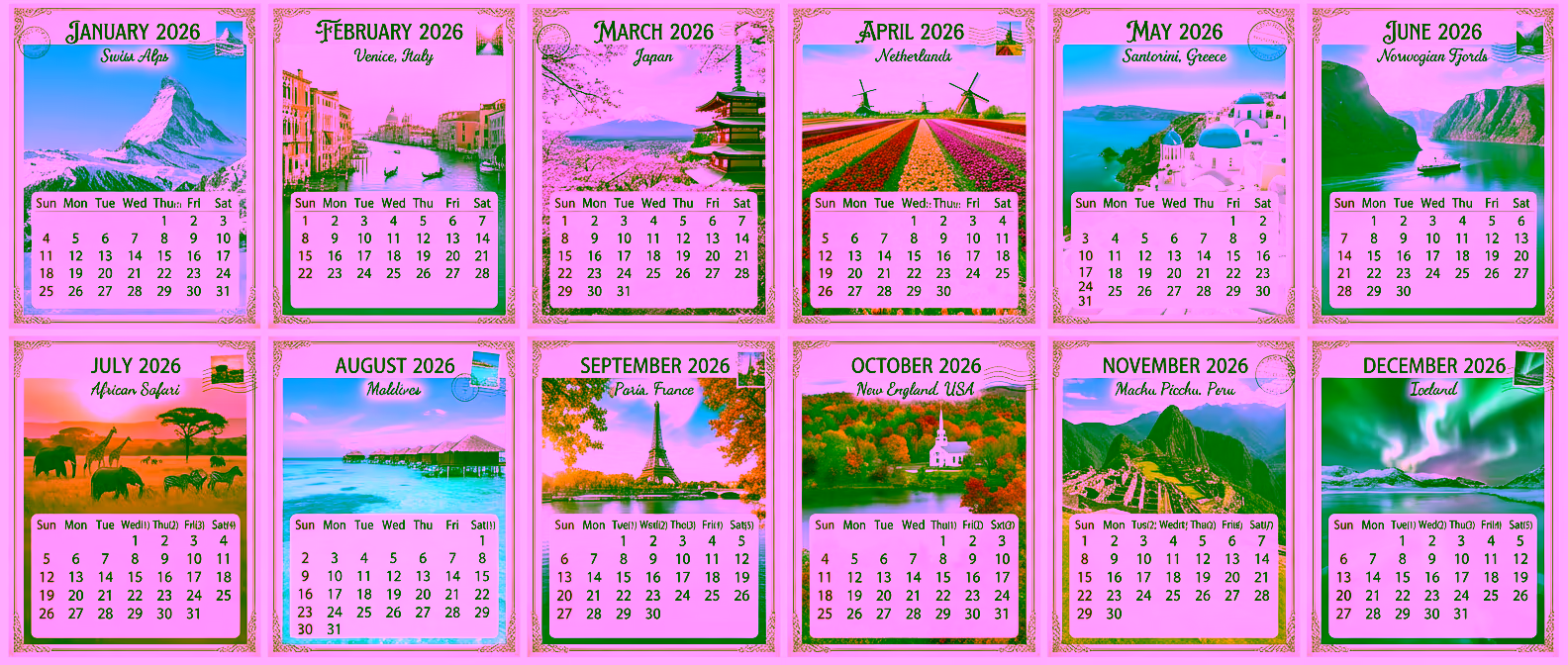 2026 Calendar Collection
