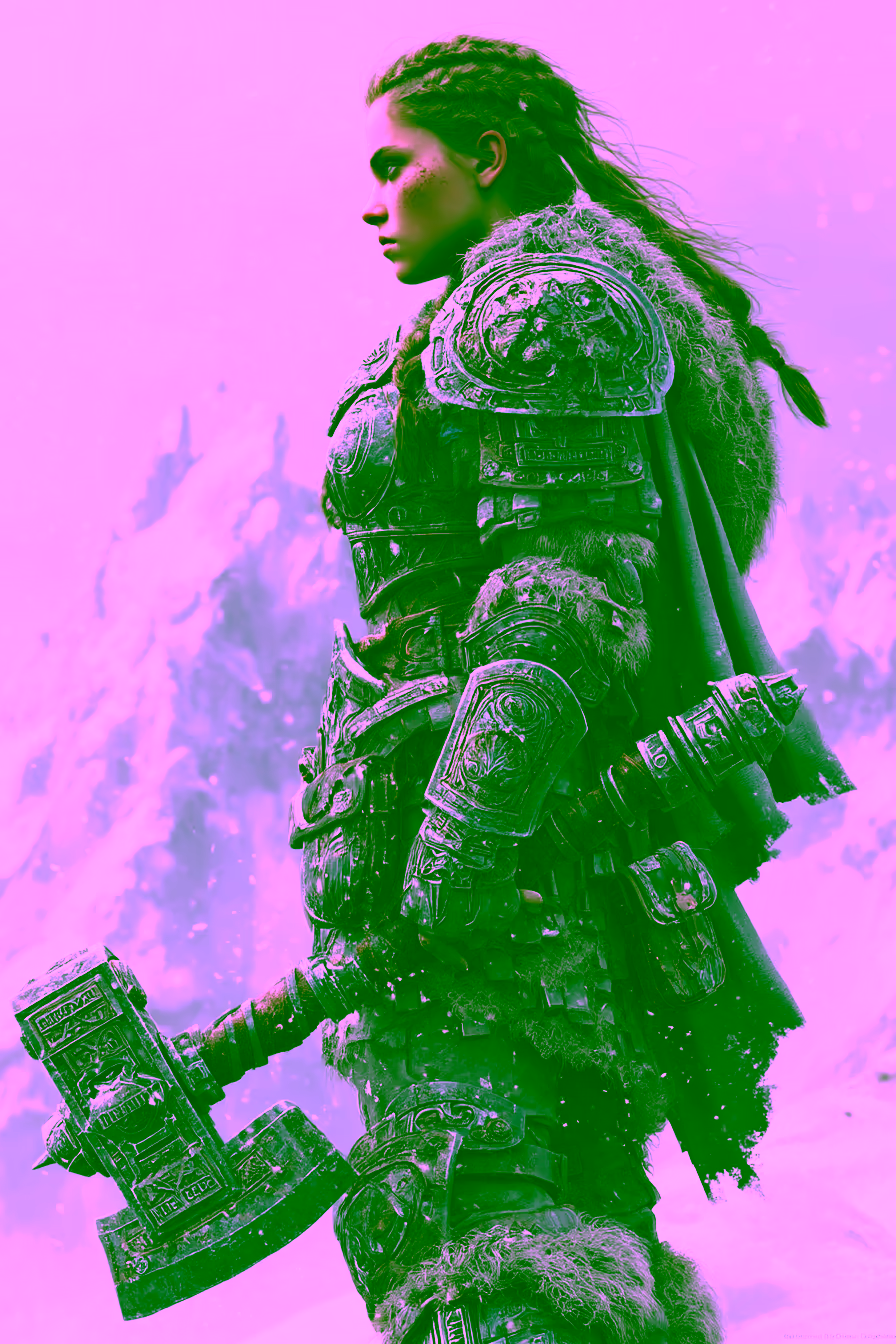 Warrior on Snowy Peak - Input 1