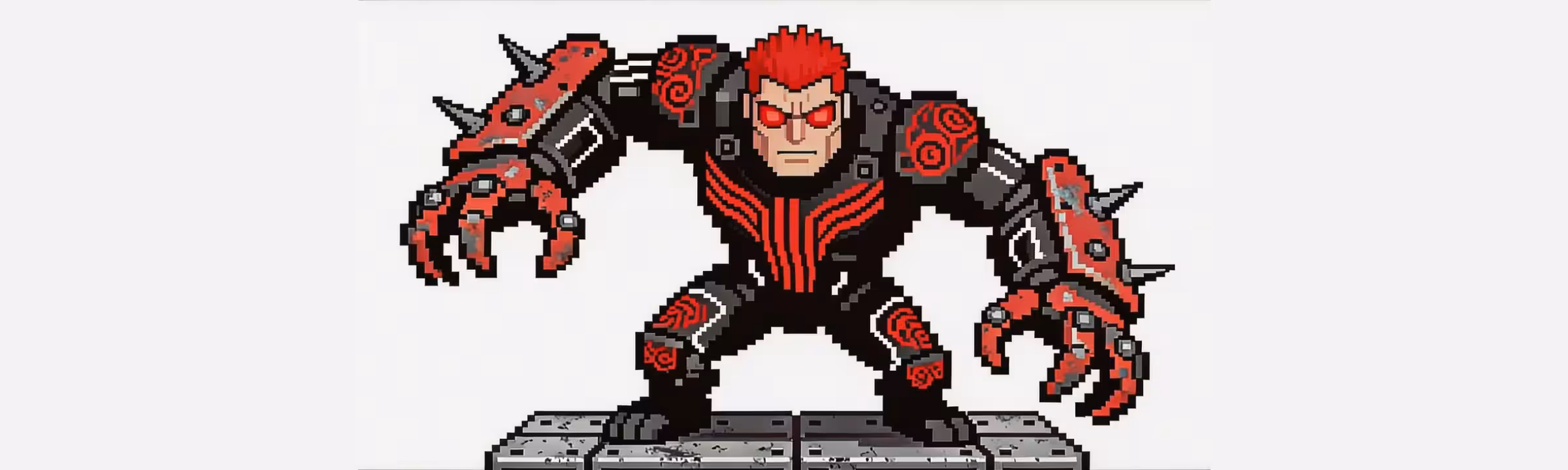 Pixel Fighting Scene - Input 3