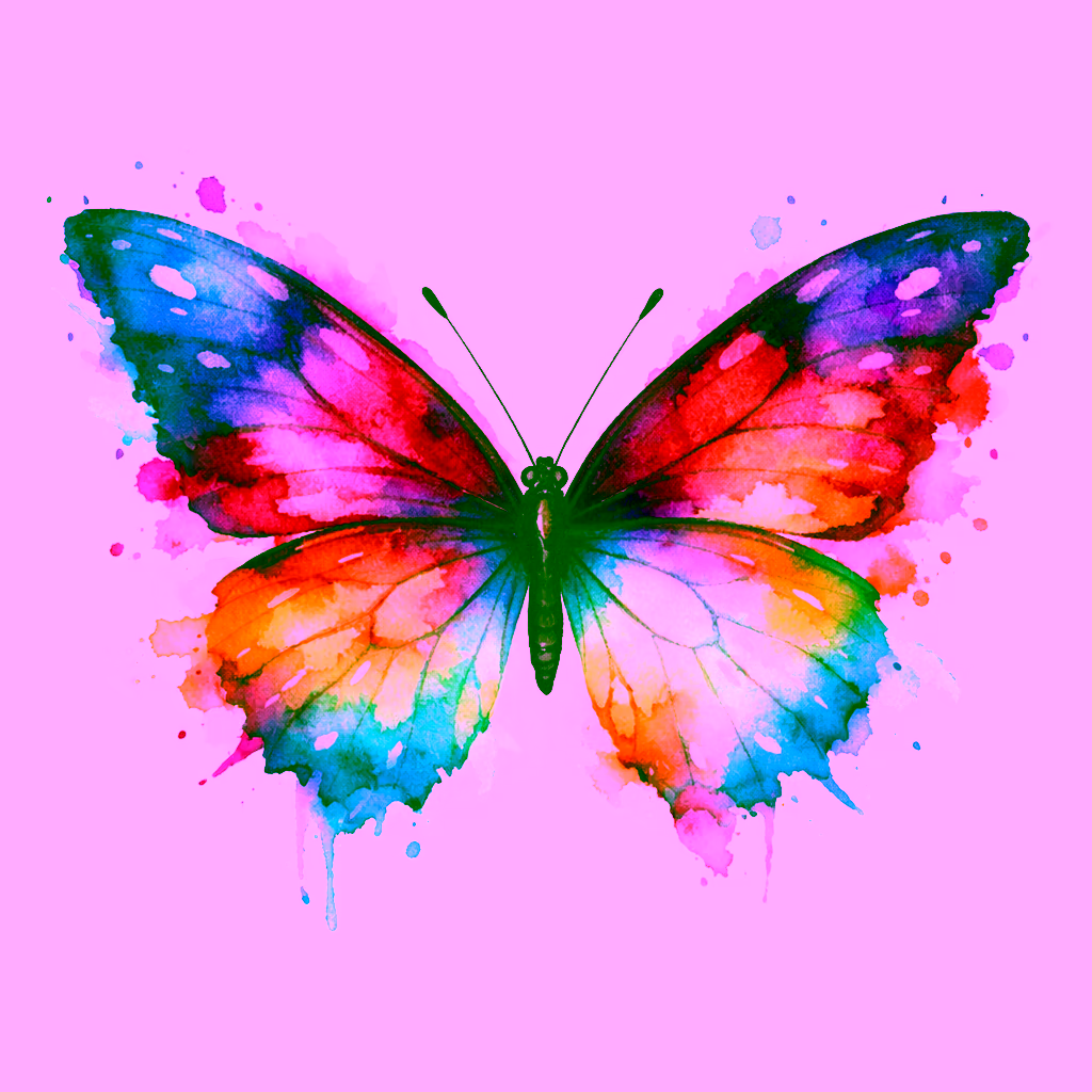 Papillon aquarelle
